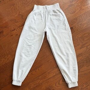 Bershka White Jogger